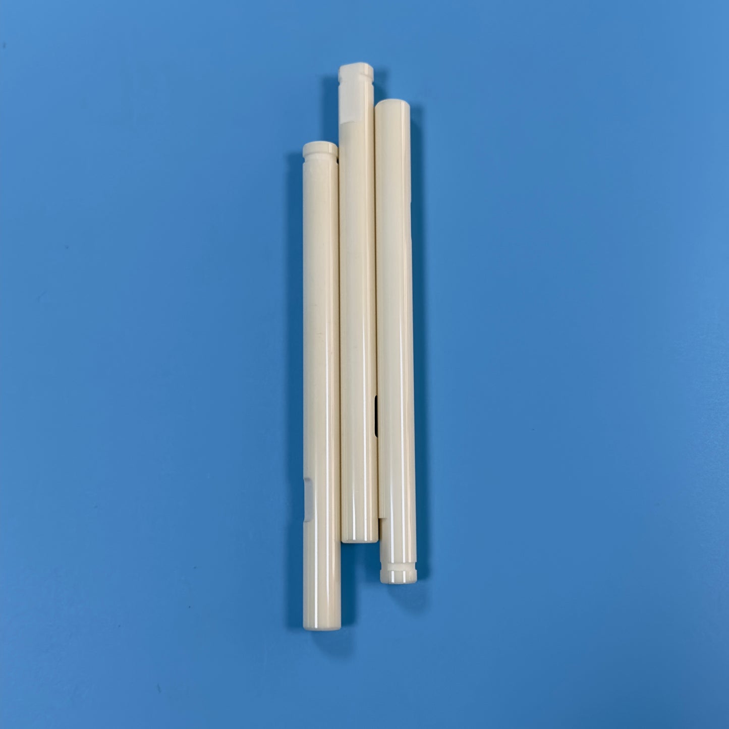 Custom industrial ceramic precision polishing 99%Alumina ceramic ivory rod/shaft/roller