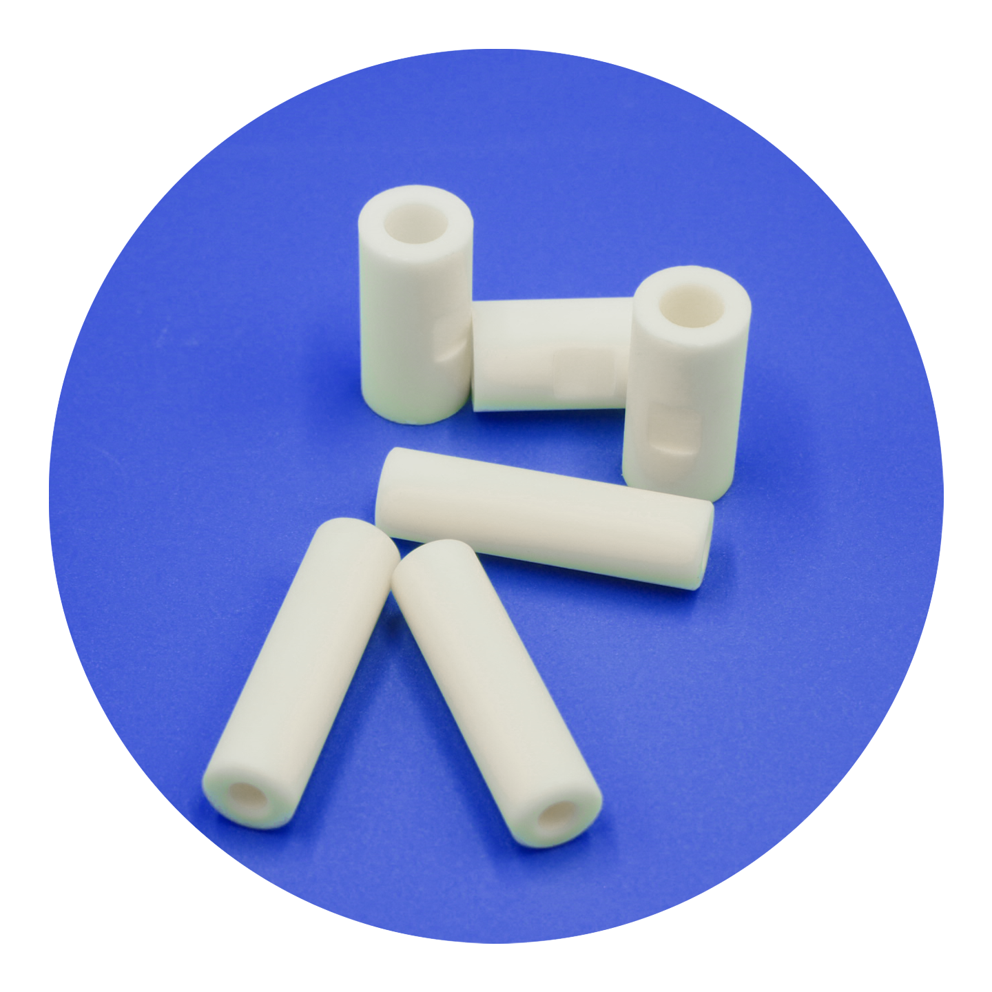 SHENGYIDA Heat Resistant Alumina Ceramic Insulating Bushing Bush Tube 95%-99% Al2O3