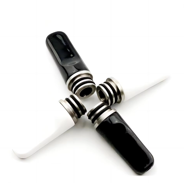 Manufacturers Custom Supply High Polish Alumina Glazed Ceramic Smoking Accessories