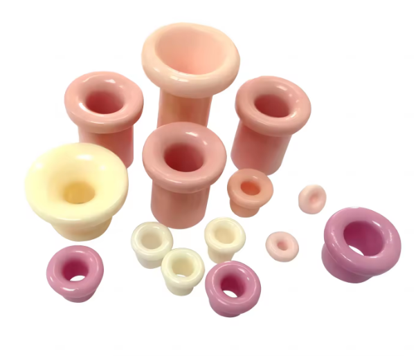 Different Colors Of Ceramic Thread Wire Guide Spare Part Auto Textile Machine Part Alumina Ceramic Eyelet