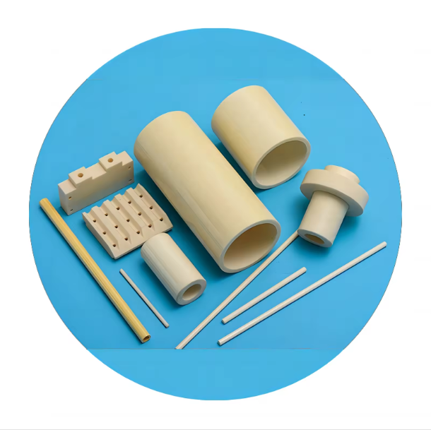Manufacturer custom 95% 99% Alumina Ceramic Insulator Tube Disc Part Component