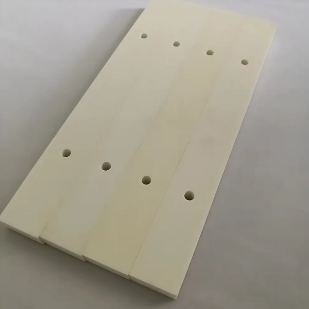 Custom High Temperature Rectangle Machine Part CNC Mechanical Ivory Color 99.5% Alumina Ceramic Rod