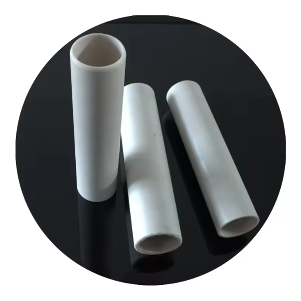 High Quality Manufacturing Customized Mechanical Aluminium Nitride / Aln Electrical Ceramic Sleeve Bushing Pipe Rod Tube