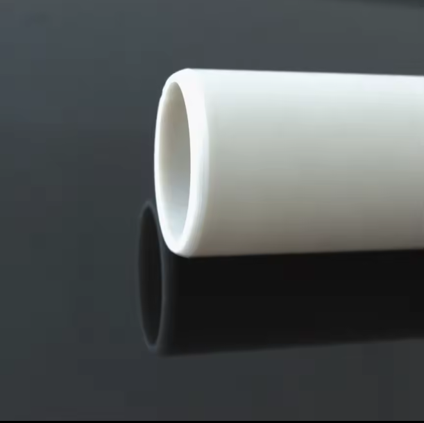 High Quality Manufacturing Customized Aluminum Nitride Ceramic Part Sleeve Bushing Pipe Rod Tube