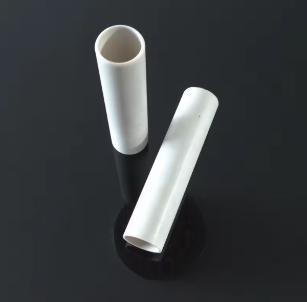 High Quality Manufacturing Customized Aluminum Nitride Ceramic Part Sleeve Bushing Pipe Rod Tube