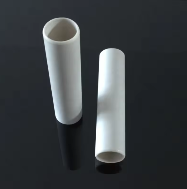 High Quality Customized Aluminum Nitride Ceramic Part Sleeve Bushing Pipe Rod Tube