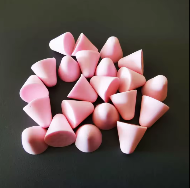 Manufacturers Custom surface smooth Resin abrasive multi-style deburr polished conical triangle
