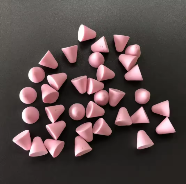 Manufacturers Custom surface smooth Resin abrasive multi-style deburr polished conical triangle