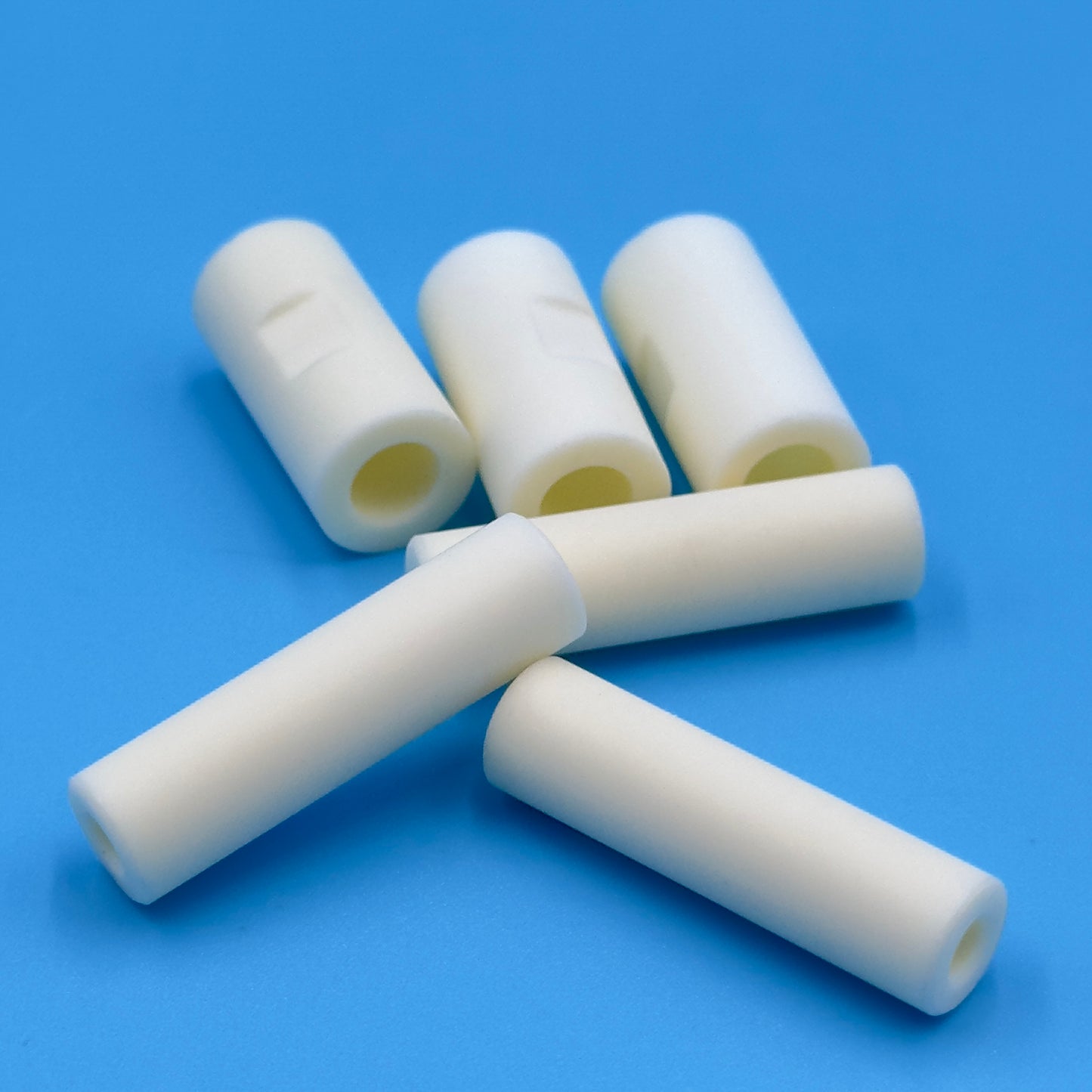 Alumina Ceramic Tubes Pipes High Temperature Resistant 95% 97% 99.99% Alumina Industrial Ceramic Tubes