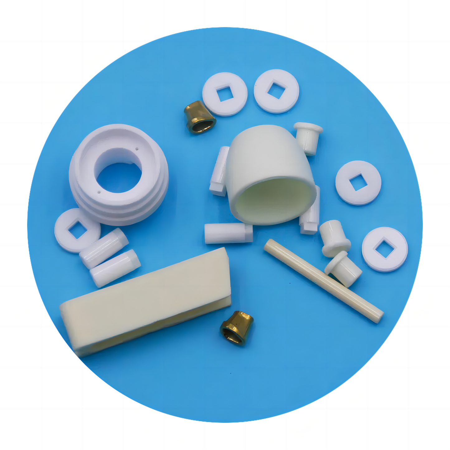 SHENGYIDA Manufacturer Custom CNC Machining Technical Zro2 Ceramic Zirconia Precision Parts