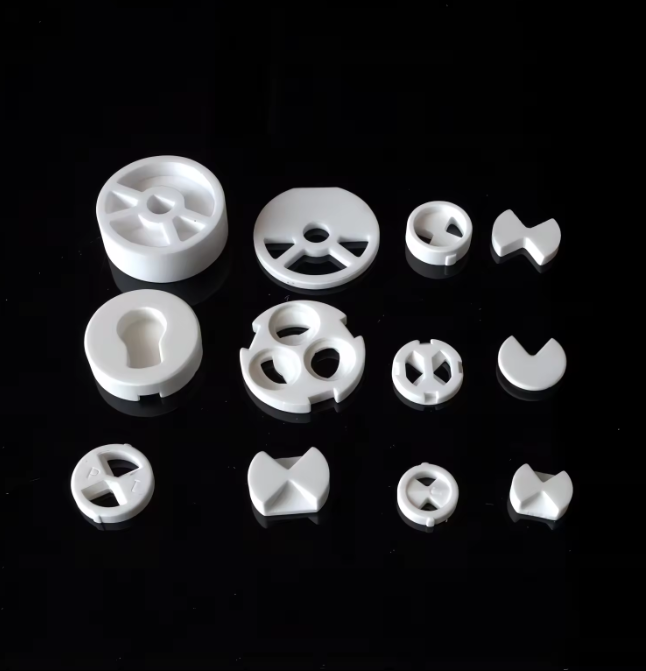 Custom Ceramics manufacturers ultrasonic sanitary alumina ceramic valves discs parts