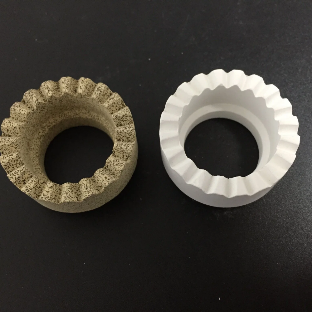 Industrial Wear Resistance Mechanical Alumina Ceramic Ring Stud Weld Ceramic Ferrule Ceramic
