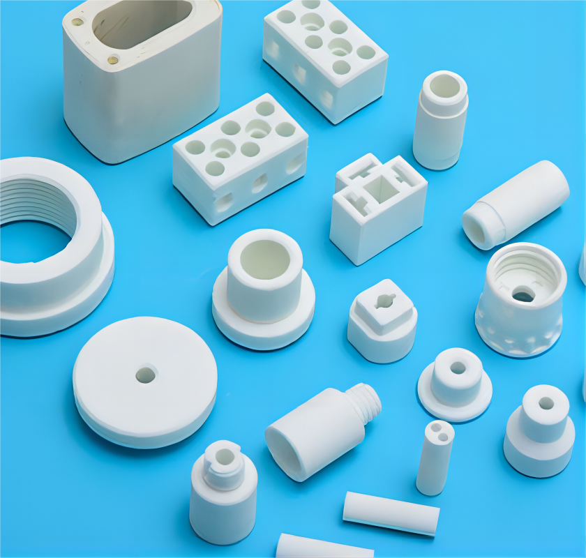 Machining Technical White Zirconium Oxide Zirconia Pars for Powder Equipment Heating Product