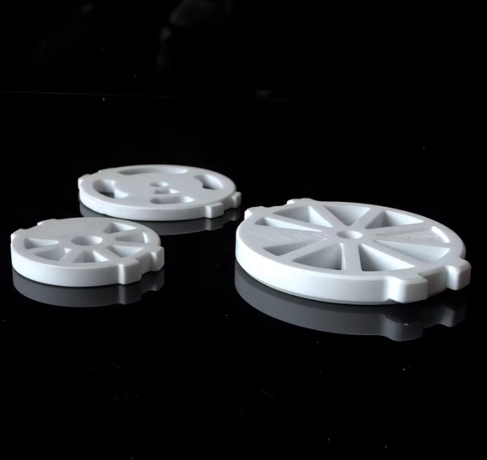 Custom Ceramics manufacturers ultrasonic sanitary alumina ceramic valves discs parts