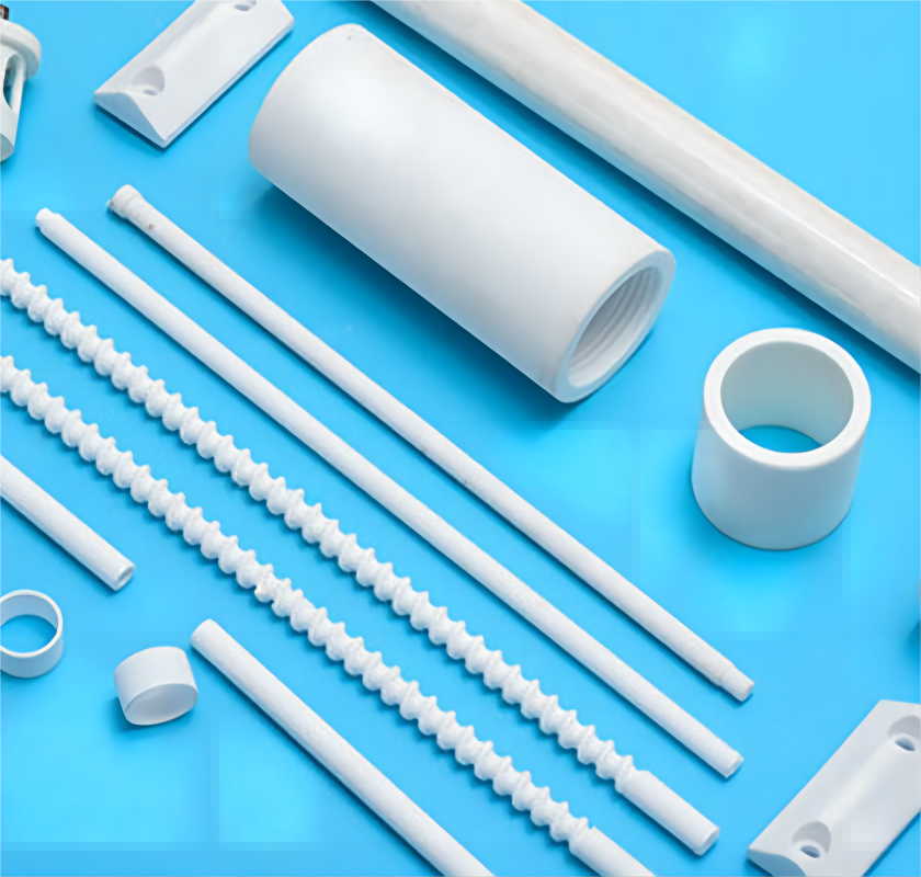 Machining Technical White Zirconium Oxide Zirconia Pars for Powder Equipment Heating Product