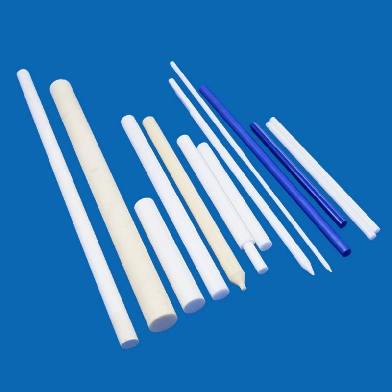 Al2O3 Full Flight Customized Screw Alumina Ceramic Threaded tubes