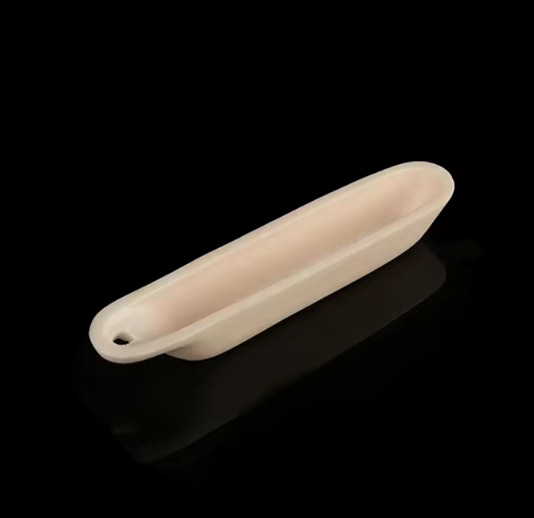 Custom Cylinder With Lid 4 Holes Fire Refractory Laboratory99.8% Ceramic Alumina Boat Crucible