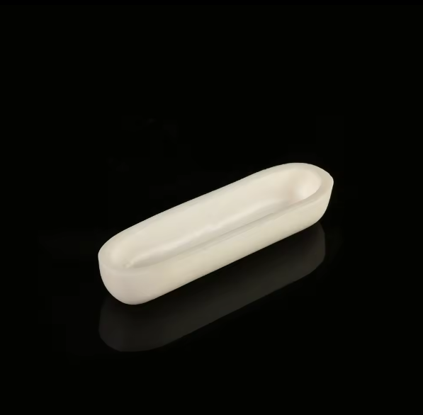 Alumina Ceramic Good Chemical Resistance Porcelain Combustion Crucible Boats with Loop