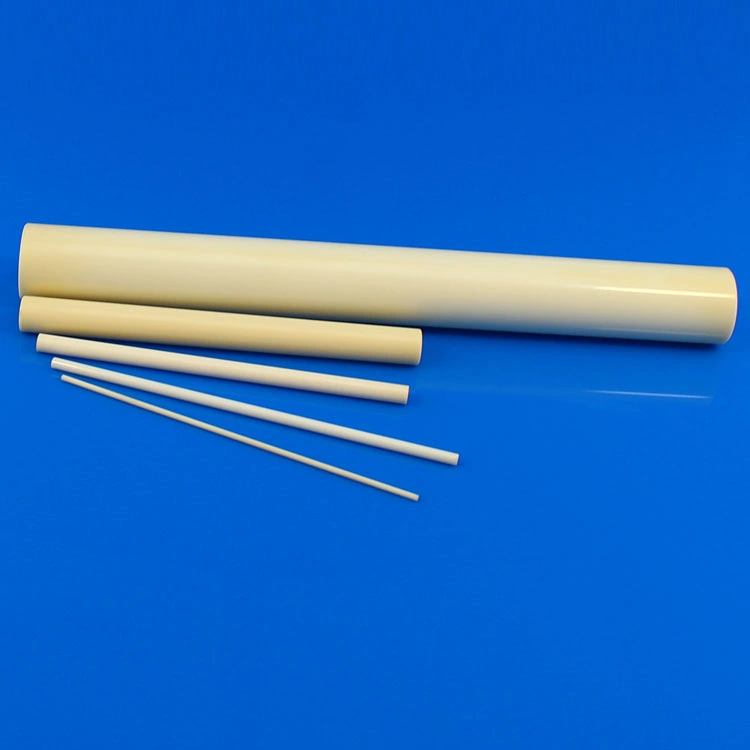 Al2O3 Full Flight Customized Screw Alumina Ceramic Threaded tubes