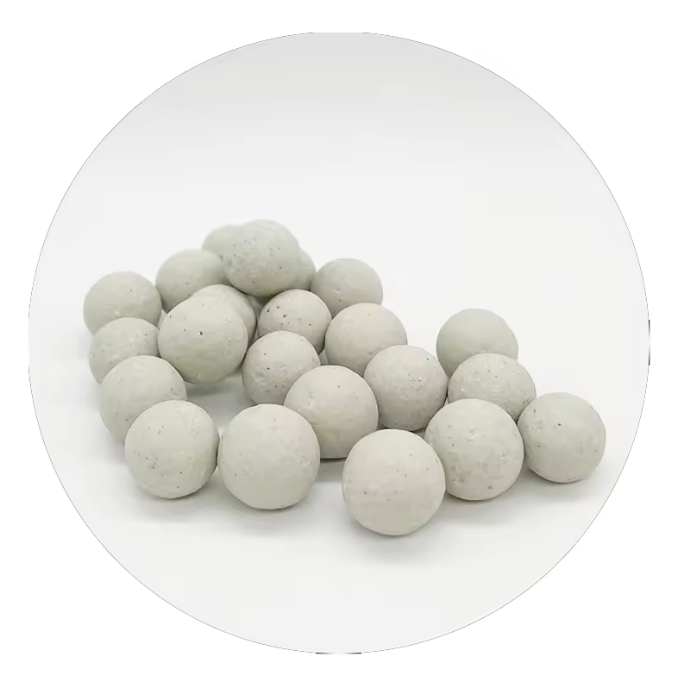 Alumina Ceramic Ball 25 % AL2O3 - Catalyst Support Media high alumina ball alumina for oil refinery catalyst