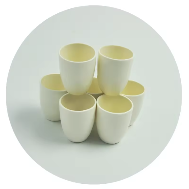 Various Size Material Alumina Cylindrical Crucibles Alumina Ceramics Crucible for Laboratory