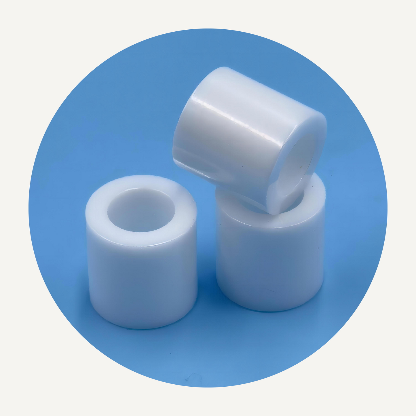 Manufacturer Good Frictional Behavior Custom Zro2 Zirconium Oxide Zirconia Ceramic Insulator Tube Ring