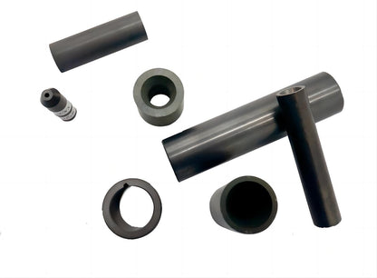 Customized Sic Ceramic Tubes Pipe Plate Tile Parts Silicon Carbide Casting Ceramic Plate and Sic Products