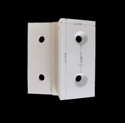 SHENGYIDA custom Wear Resistant high purity high quality white 99% 96% alumina ceramic lining tiles brick plate