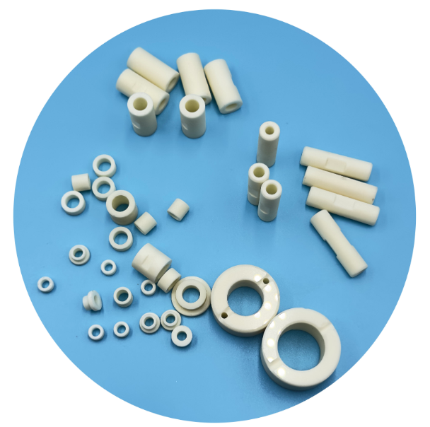 Custom Corrosion Resistant 95% Alumina Ceramic Structural Parts Industrial Electrical Ceramic Parts
