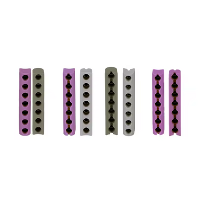 Custom 6mm Red 1 Hole to 8 Hot Sales 95 Alumina Ceramic Strip for Insulation Banded Talc Ceramic Insulation