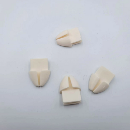 Manufacturer custom Pink Color Textile Ceramic Eyelets Wire Guide in Coiling Machine and Weaving Machinery Industrial Ceramic