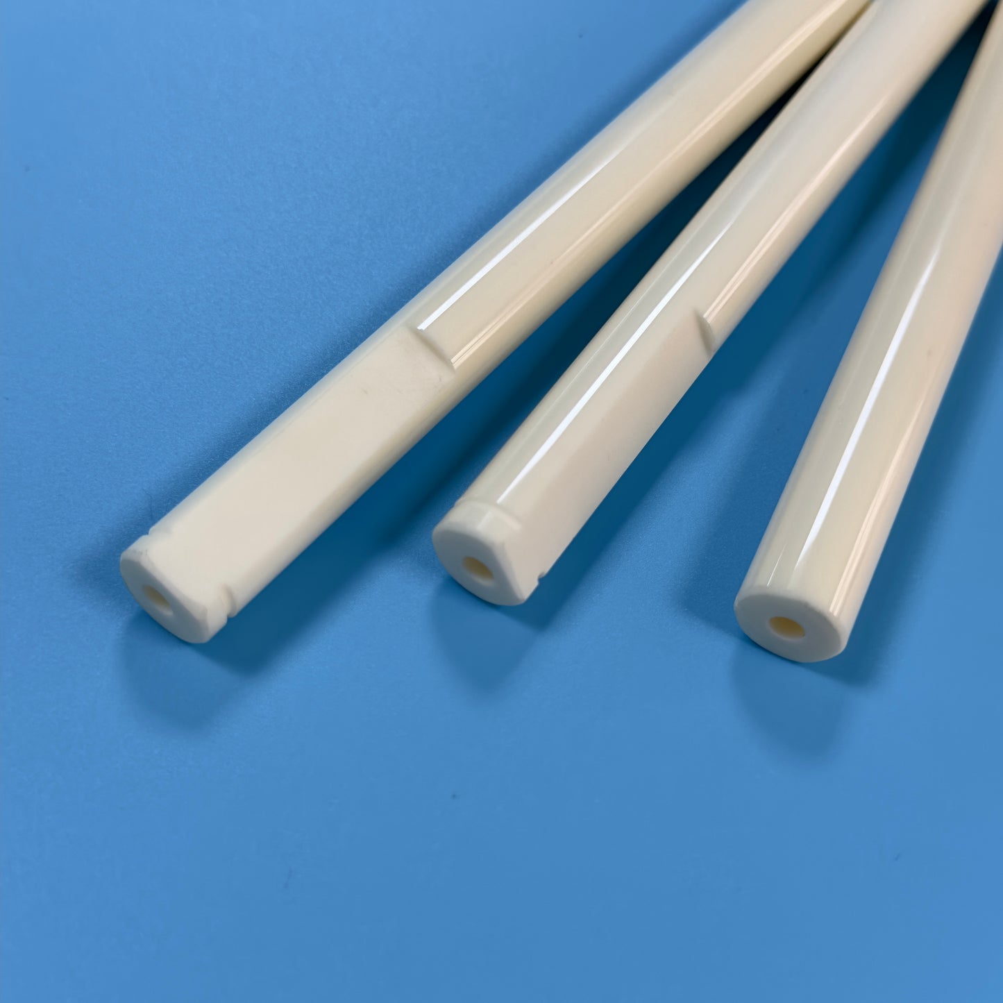 98.5 99.99 95 aluminum custom high purity bush for pump producing thermocouple protection alumina ceramic tube tiles pipe