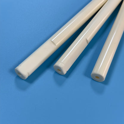 98.5 99.99 95 aluminum custom high purity bush for pump producing thermocouple protection alumina ceramic tube tiles pipe