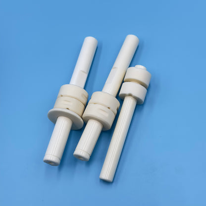 Custom High Temperature 99% 95% Alumina Ceramic Piston Rods Plug Plunger Shaft Sleeves
