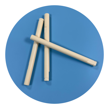 Custom 95% 96% 99% Aluminum Oxide rod Alumina Ceramic Rod / Stick / Roller / Shaft