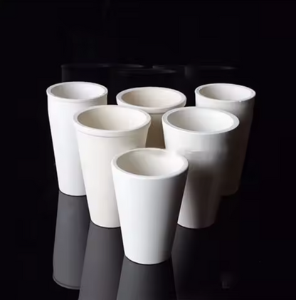 Alumina Cylindrical Crucibles Various Size Material Alumina Ceramics Crucible for Laboratory