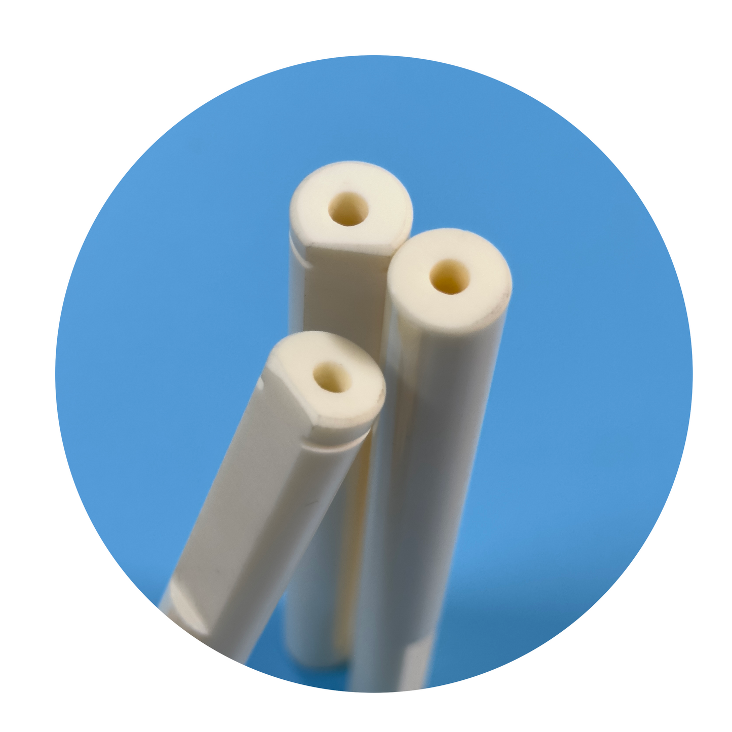 98.5 99.99 95 aluminum custom high purity bush for pump producing thermocouple protection alumina ceramic tube tiles pipe