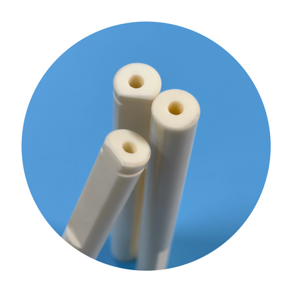 98.5 99.99 95 aluminum custom high purity bush for pump producing thermocouple protection alumina ceramic tube tiles pipe