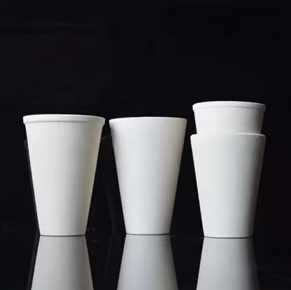 Alumina Cylindrical Crucibles Various Size Material Alumina Ceramics Crucible for Laboratory