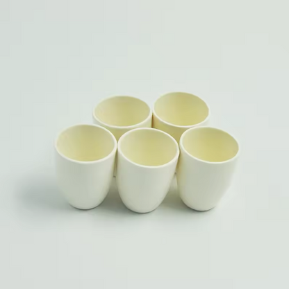 Various Size Material Alumina Cylindrical Crucibles Alumina Ceramics Crucible for Laboratory