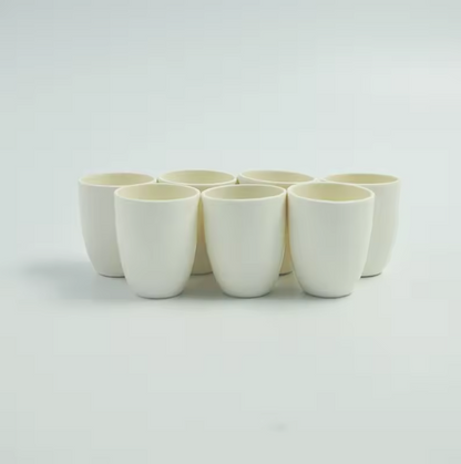 Various Size Material Alumina Cylindrical Crucibles Alumina Ceramics Crucible for Laboratory